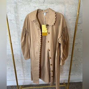 Kika Vargas x Target scalloped trench coat